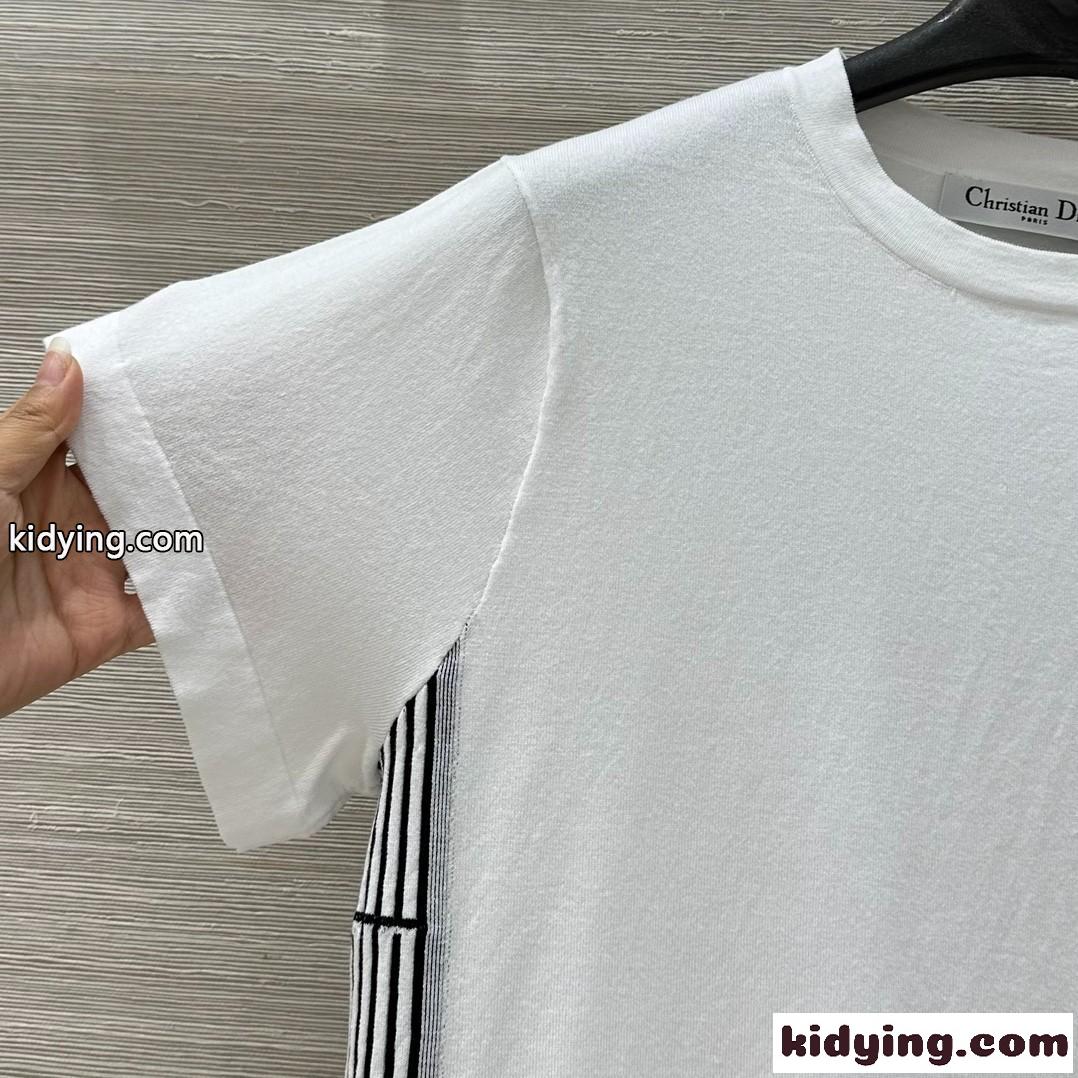 Dior Graphique コットンTシャツ クリスチャン・ディオール Tシャツ コピー-0