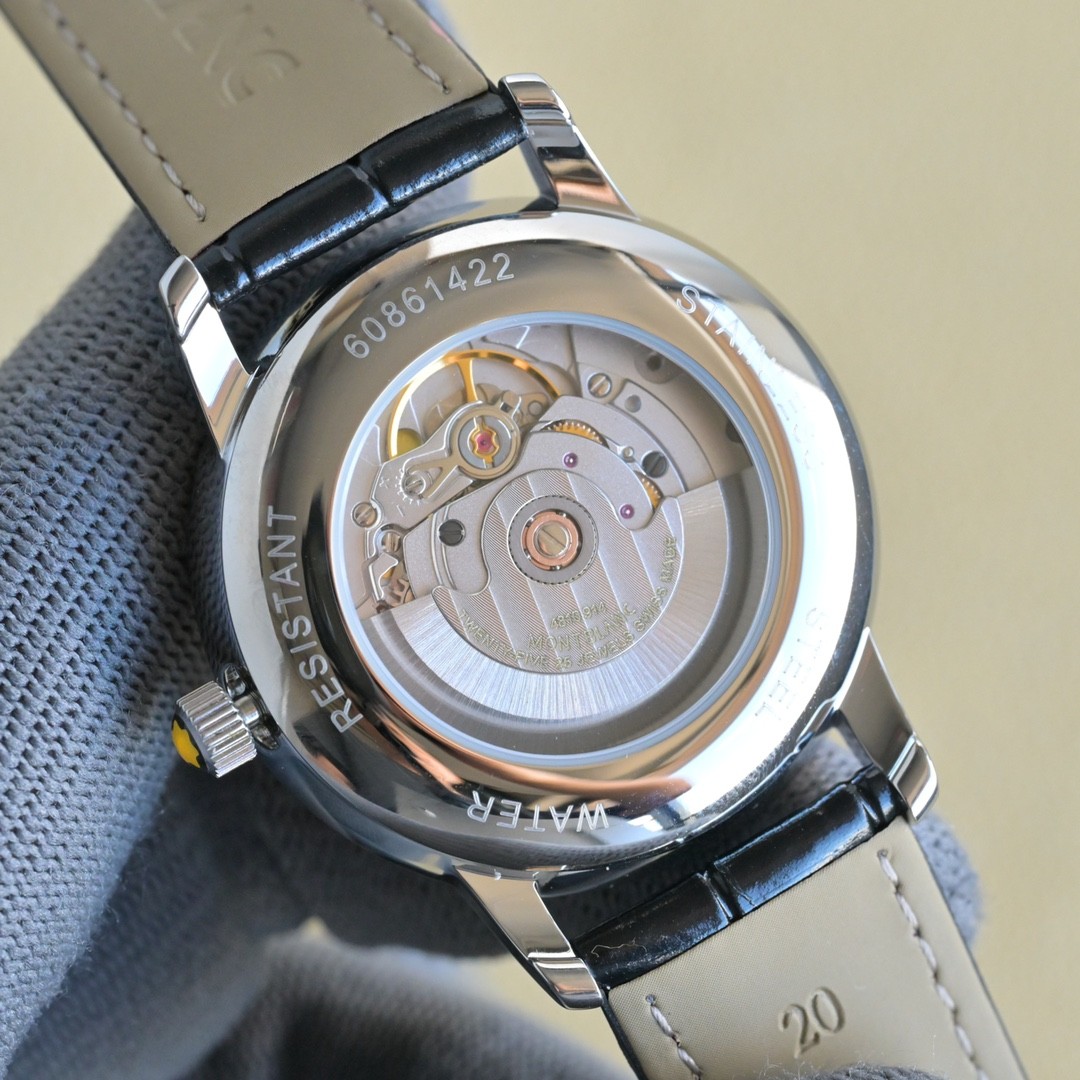 クラシック エレガント トラディション ウォッチ モンブラン 腕時計 偽物 42mm 日付表示-2