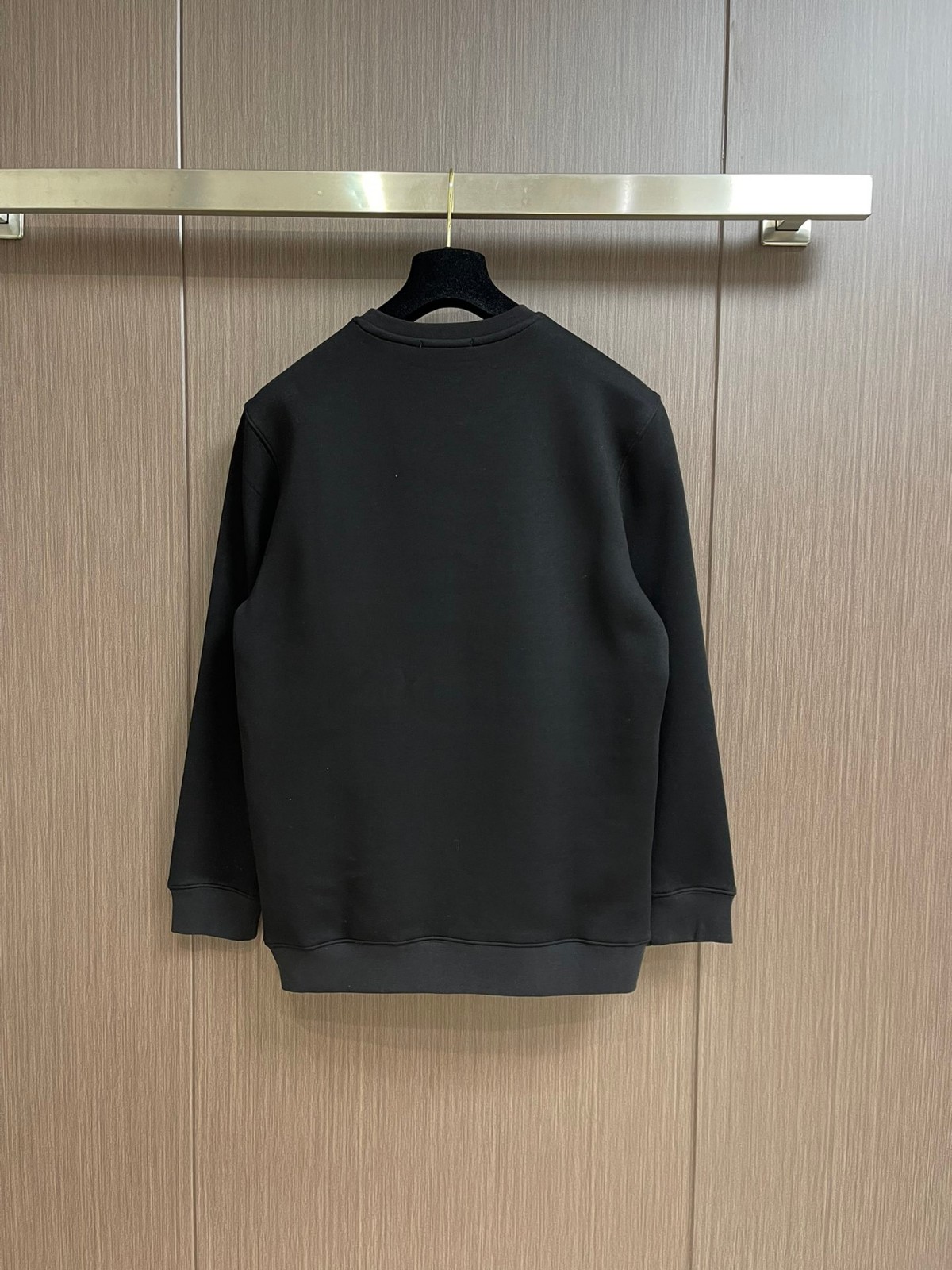 カジュアル ロゴ プリント スウェットシャツ ヴェルサーチェ Tシャツ コピー ブラック-0