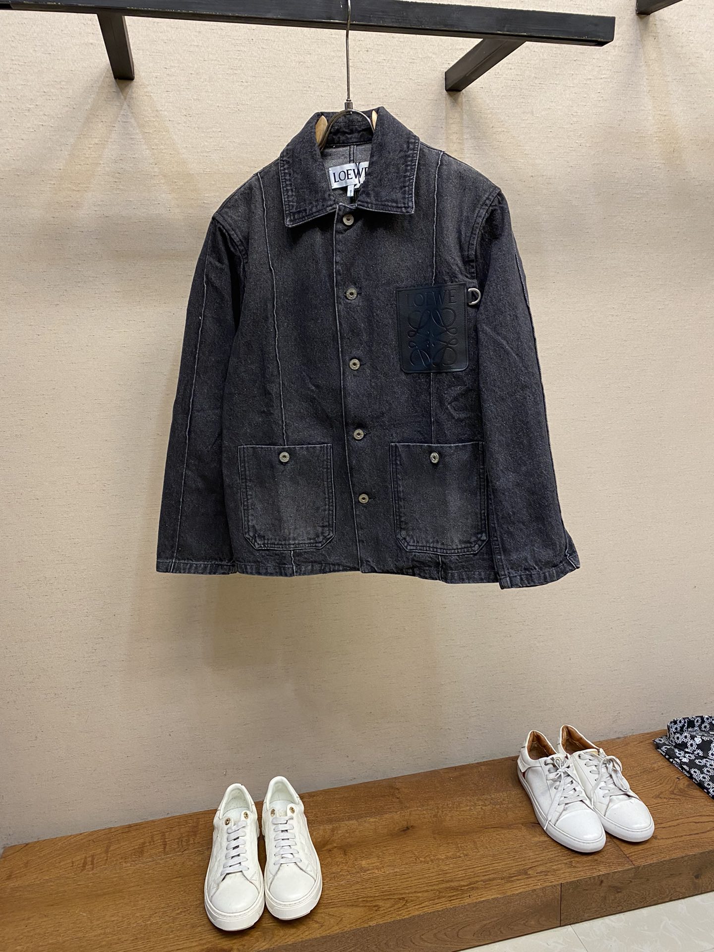 カジュアル ワークウェア デニムジャケット ロエベ ジャケット コピー-0