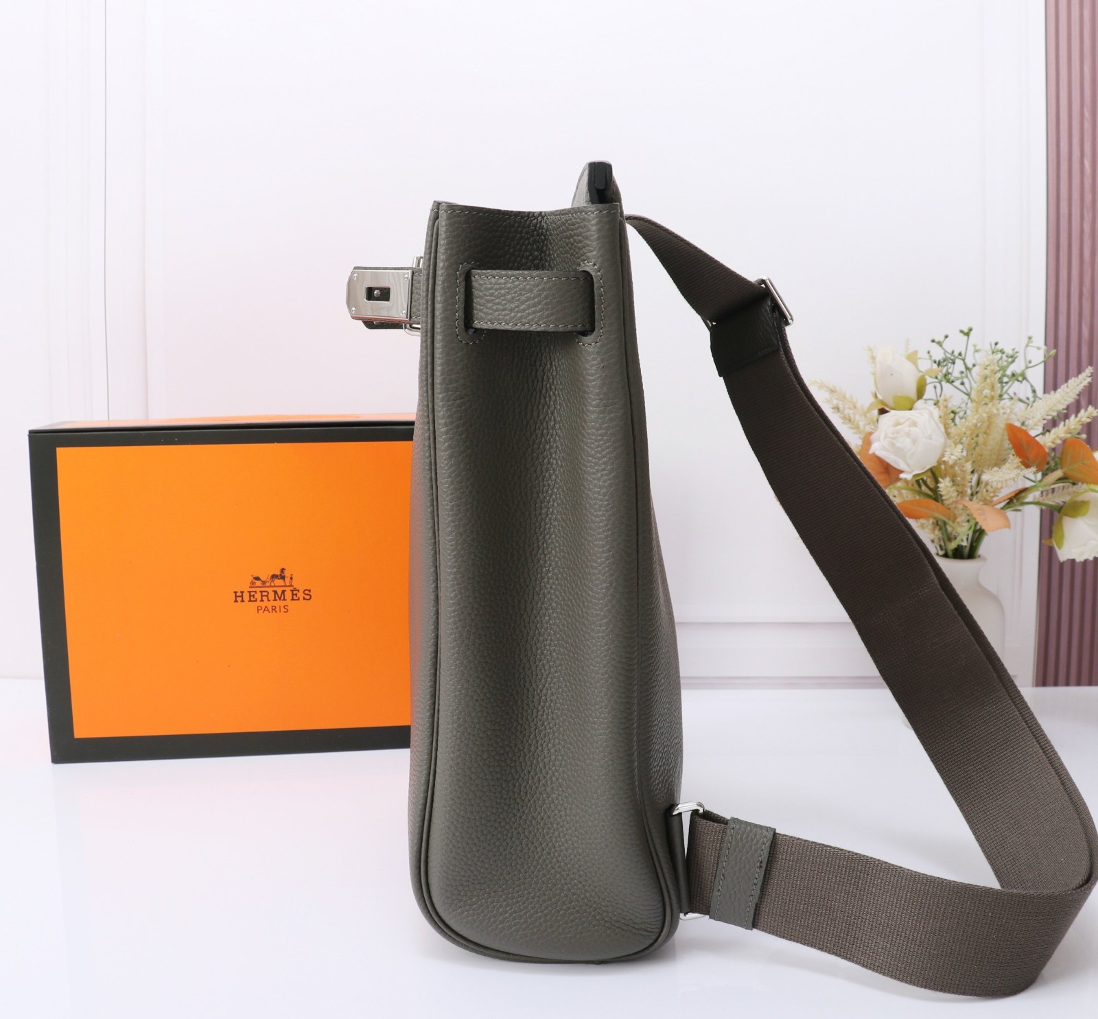 HERMES 大人気 ユニセックス エルメス アッカド ショルダーバッグ スーパーコピー-4