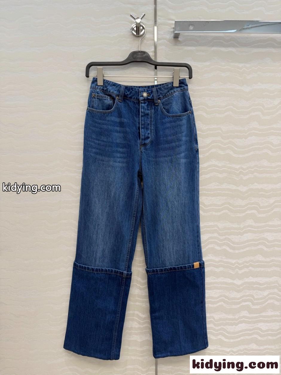 おしゃれ XL カフ ジーンズ ルイ・ヴィトン パンツ コピー デニムパンツ-0