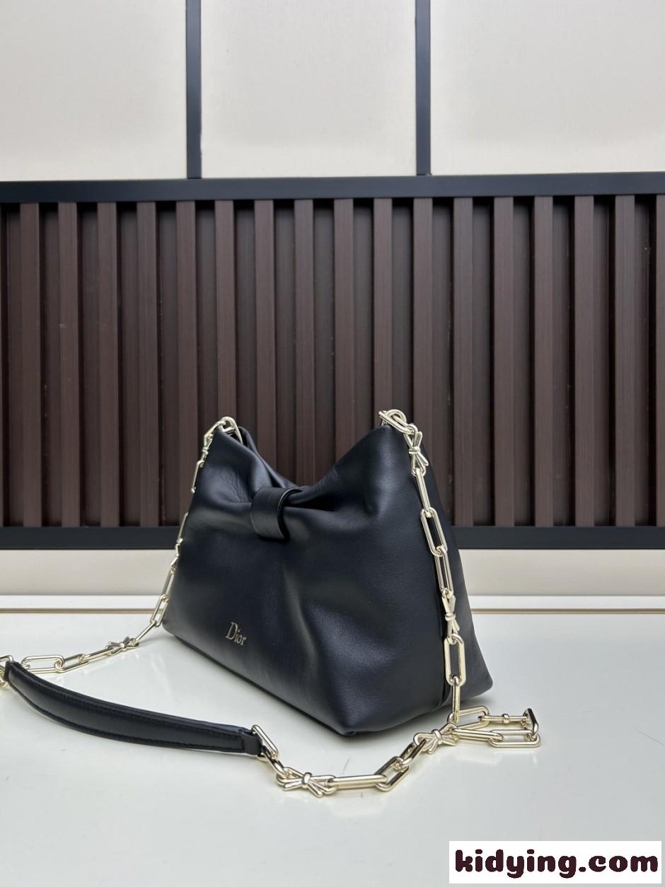 人気 Dior Bow バッグ スモール クリスチャン・ディオール スーパーコピー ブラック-1