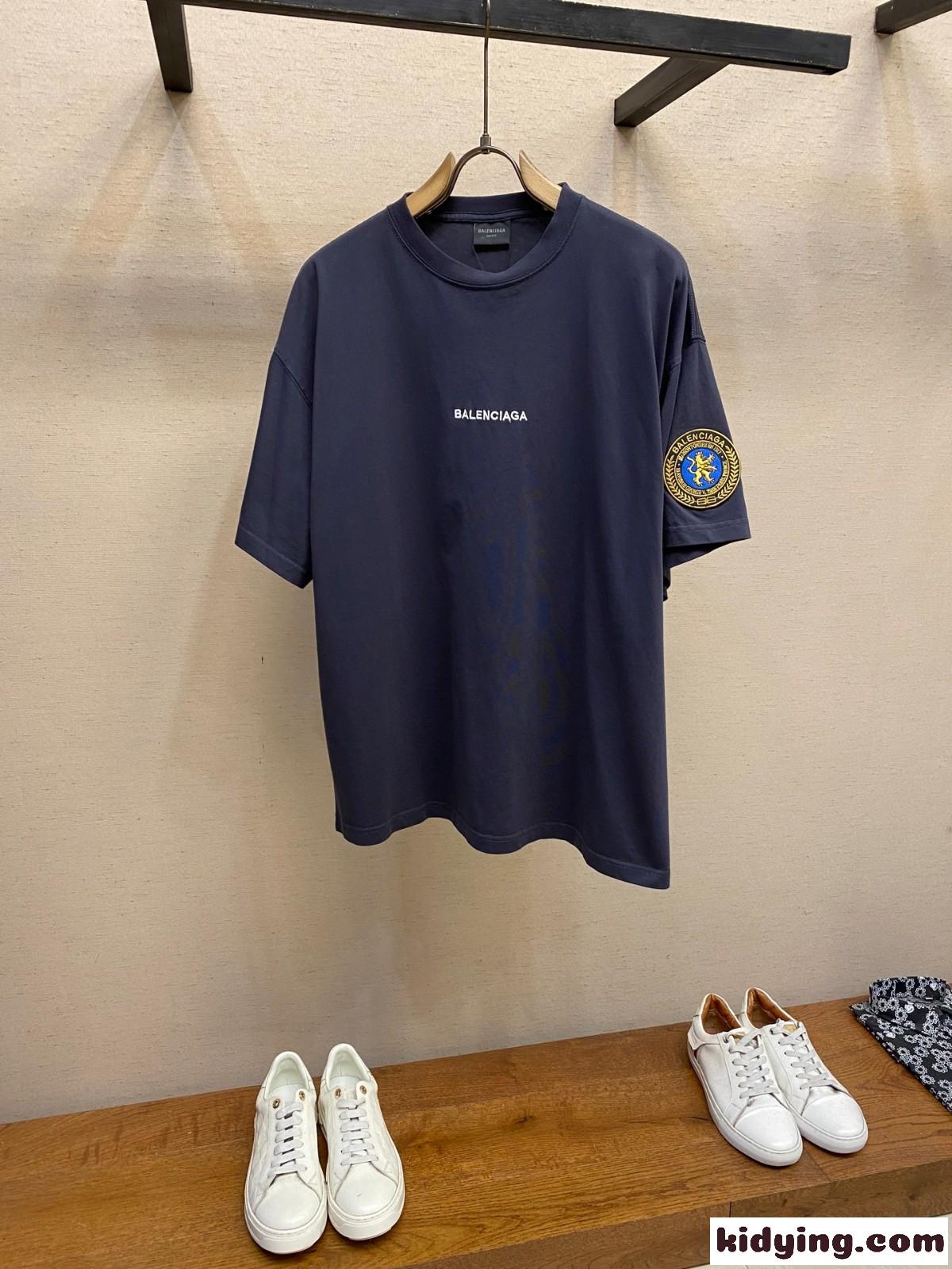 カジュアル おしゃれ 半袖Tシャツ バレンシアガ Tシャツ コピー クルーネック-1