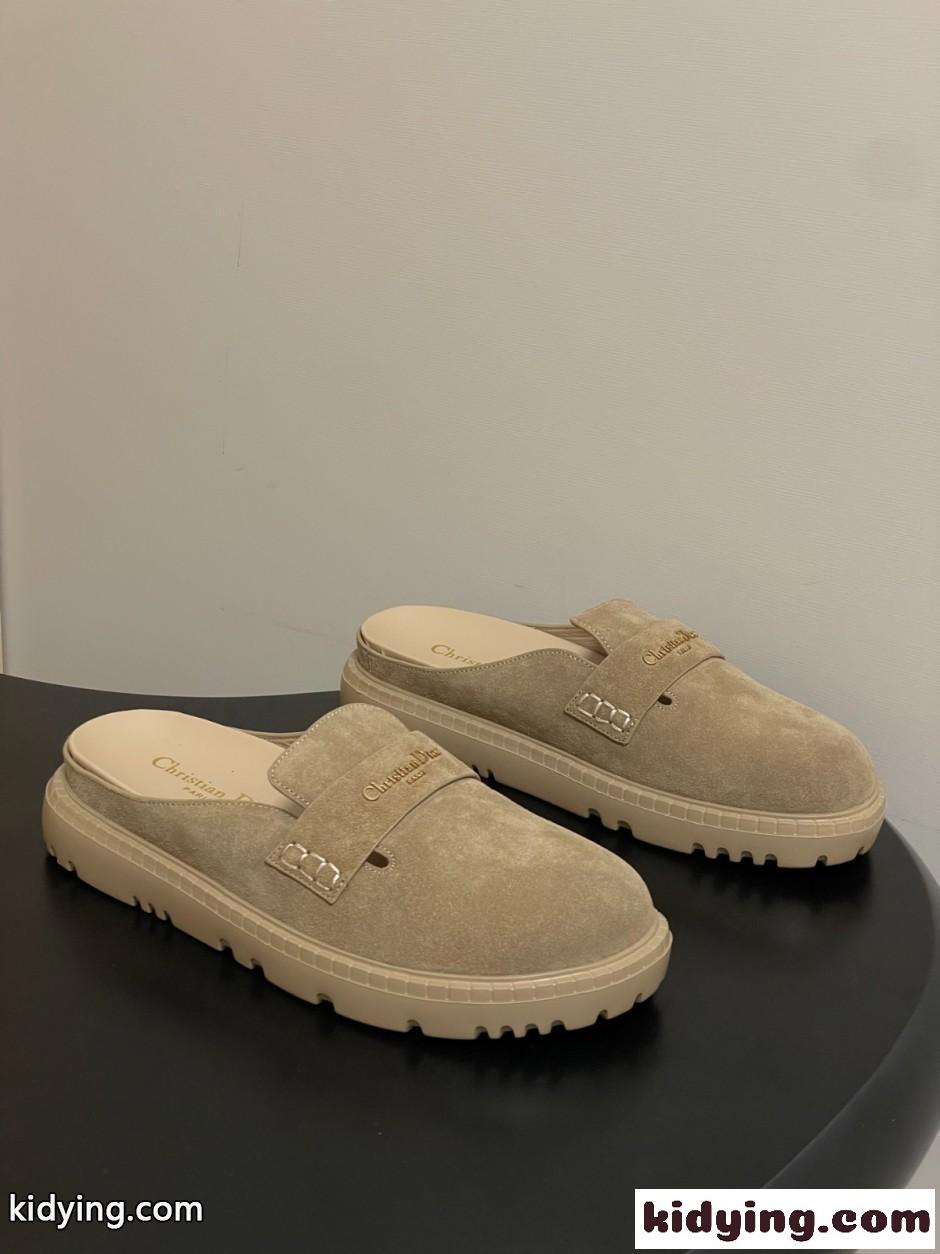 カジュアル Dior Boy ミュール クリスチャン・ディオール スーパーコピー ベージュ-0