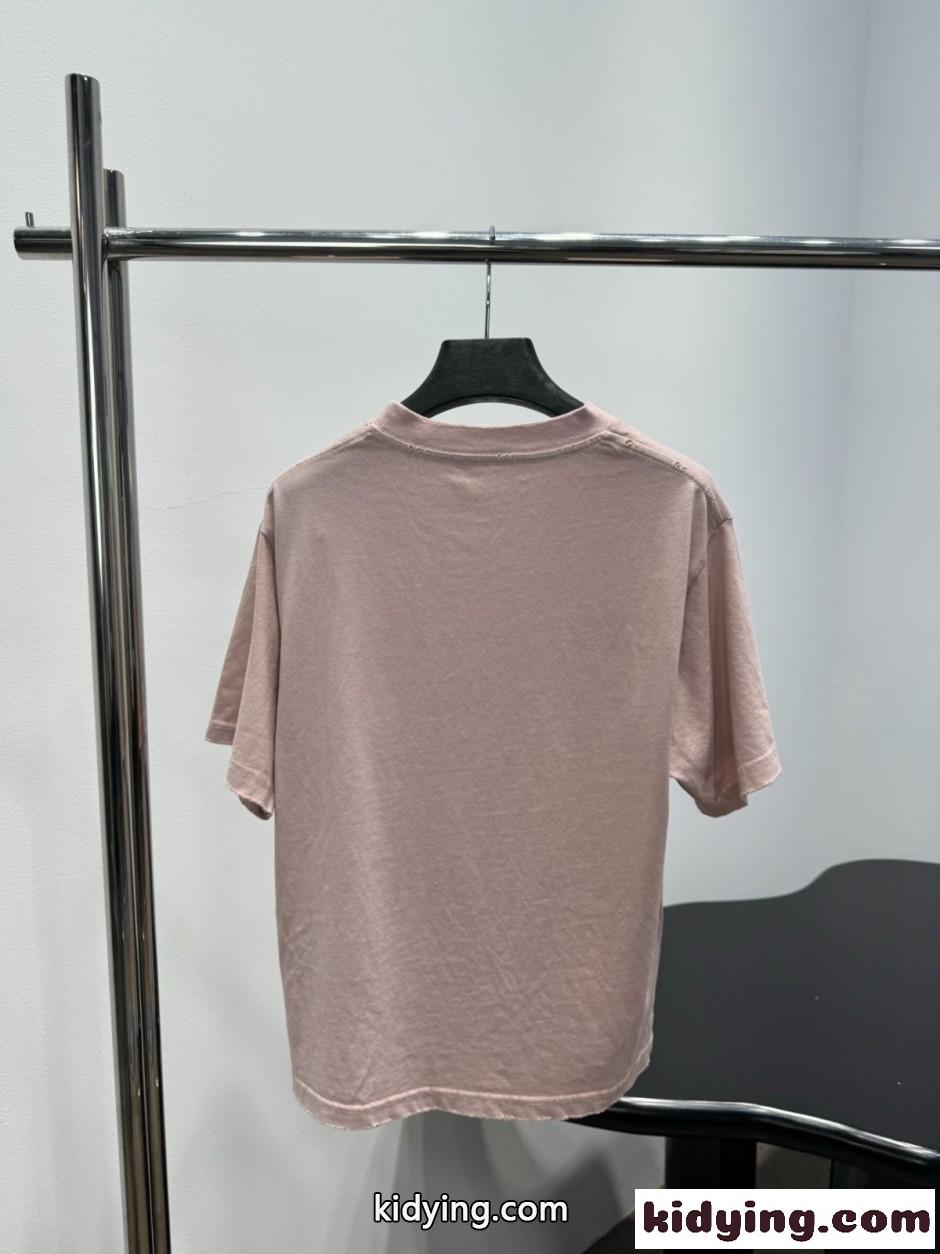 お洒落 カジュアル バレンシアガ Tシャツ 偽物 クルーネック 半袖Tシャツ-1