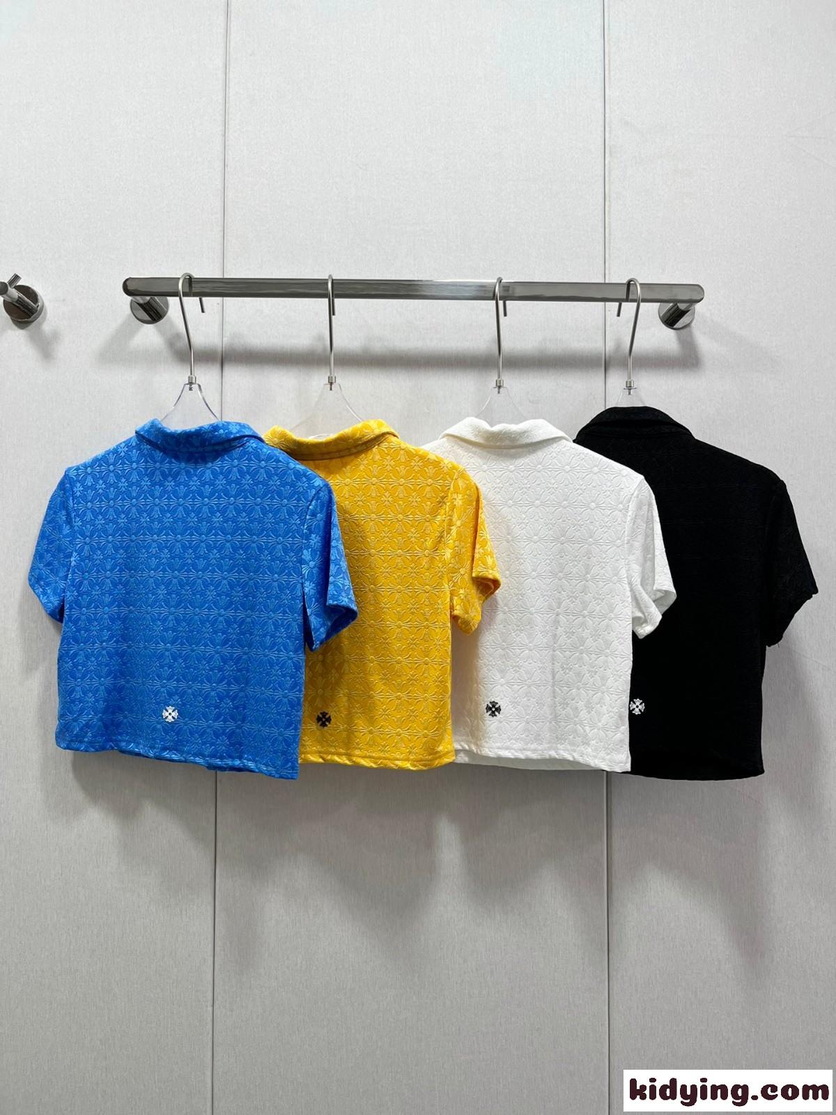 春夏 新作 ショート丈 クロムハーツ Tシャツ コピー レディース ポロシャツ-0