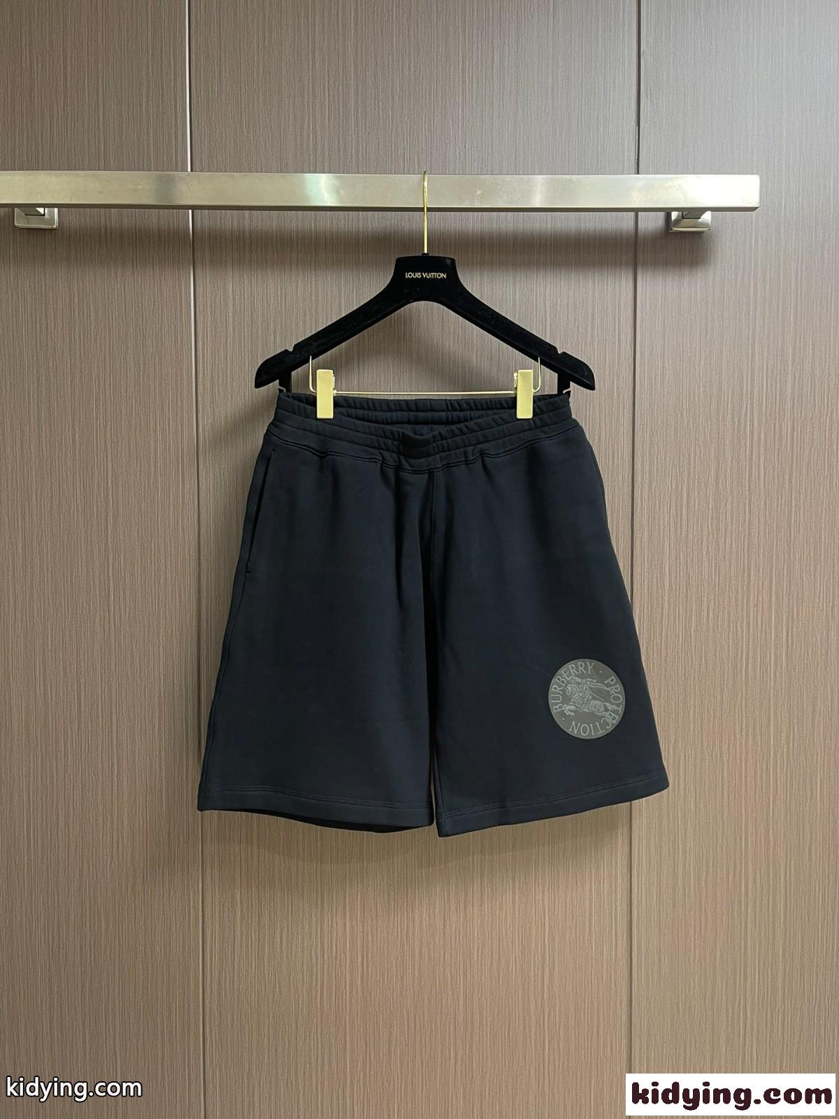 EKDバッジ コットンショーツ バーバリー パンツ コピー ショートパンツ-1