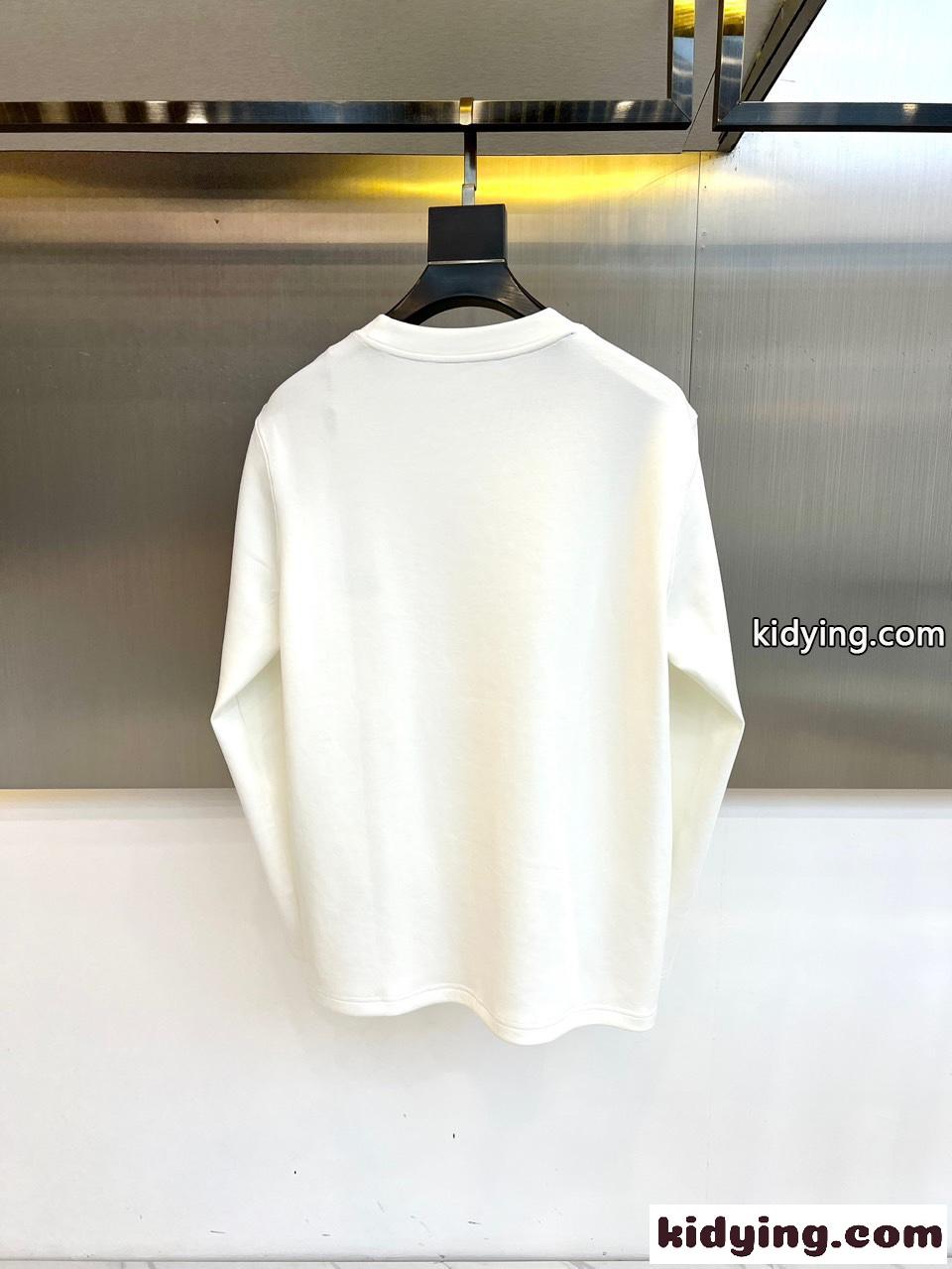 ベーシック 合わせやすい バーバリー Tシャツ コピー 長袖Tシャツ ホワイト-3