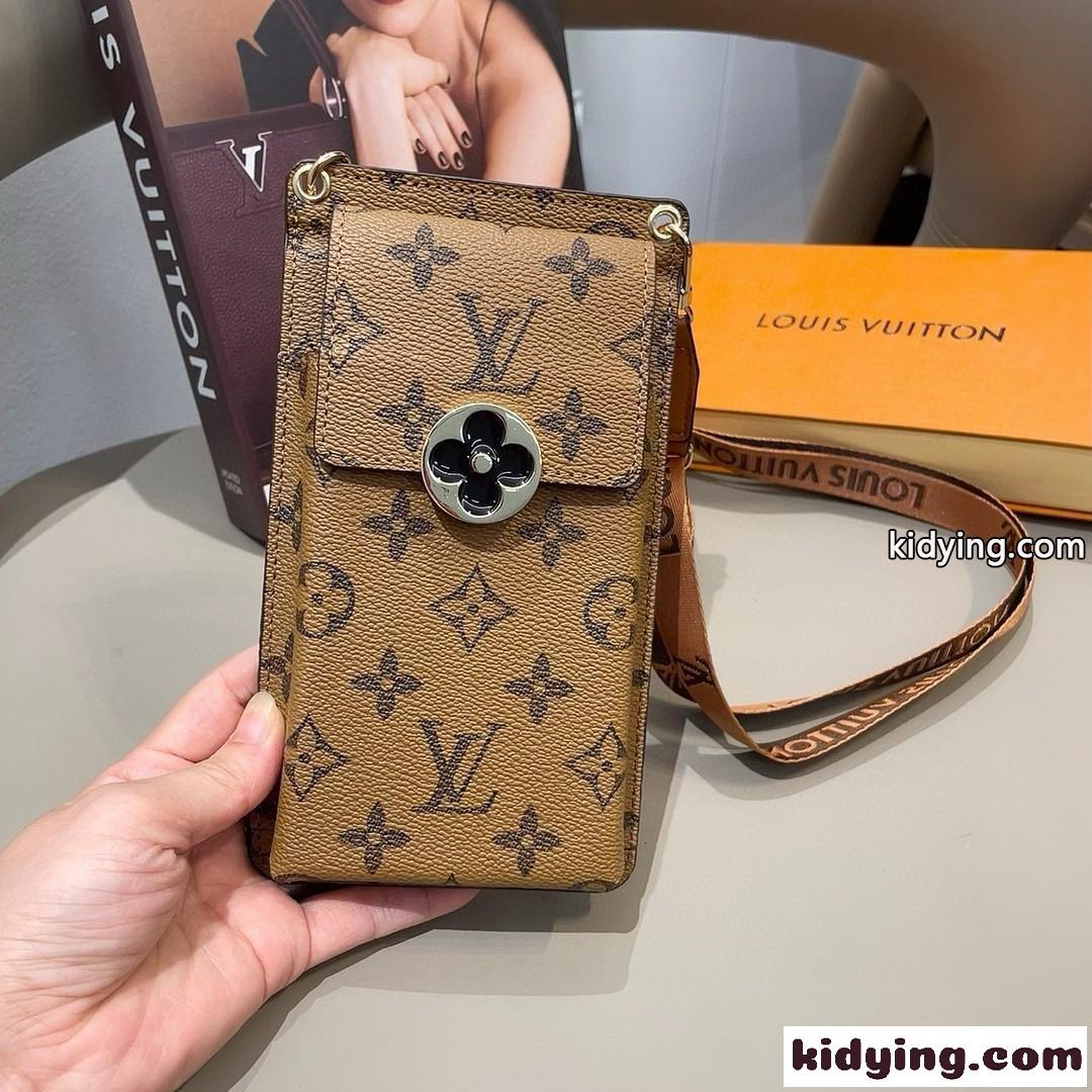 お洒落 モノグラム ルイ・ヴィトン アイフォンケース 偽物 スマホポーチ-0