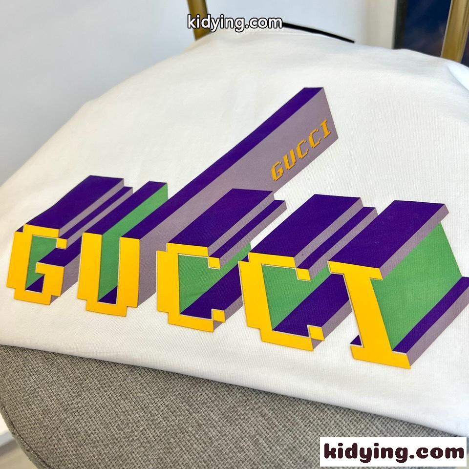 グッチ Tシャツ コピー シンプル 合わせやすい 半袖Tシャツ ホワイト-2