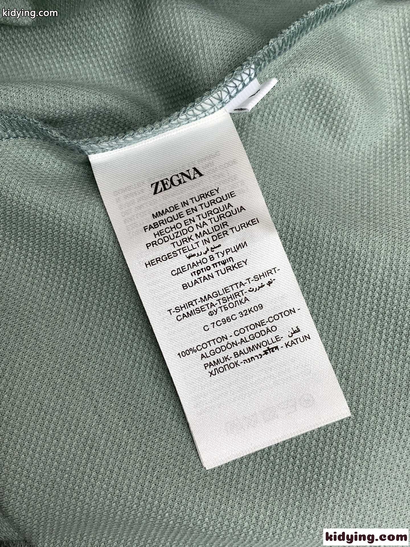 エルメネジルド・ゼニア Tシャツ コピー カジュアル コットン 半袖 ポロシャツ ライトブルー-4