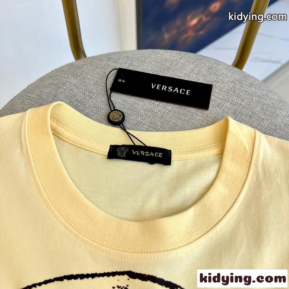 注目される ラ マスケラ 半袖 Tシャツ ヴェルサーチェ Tシャツ コピー トップス-1