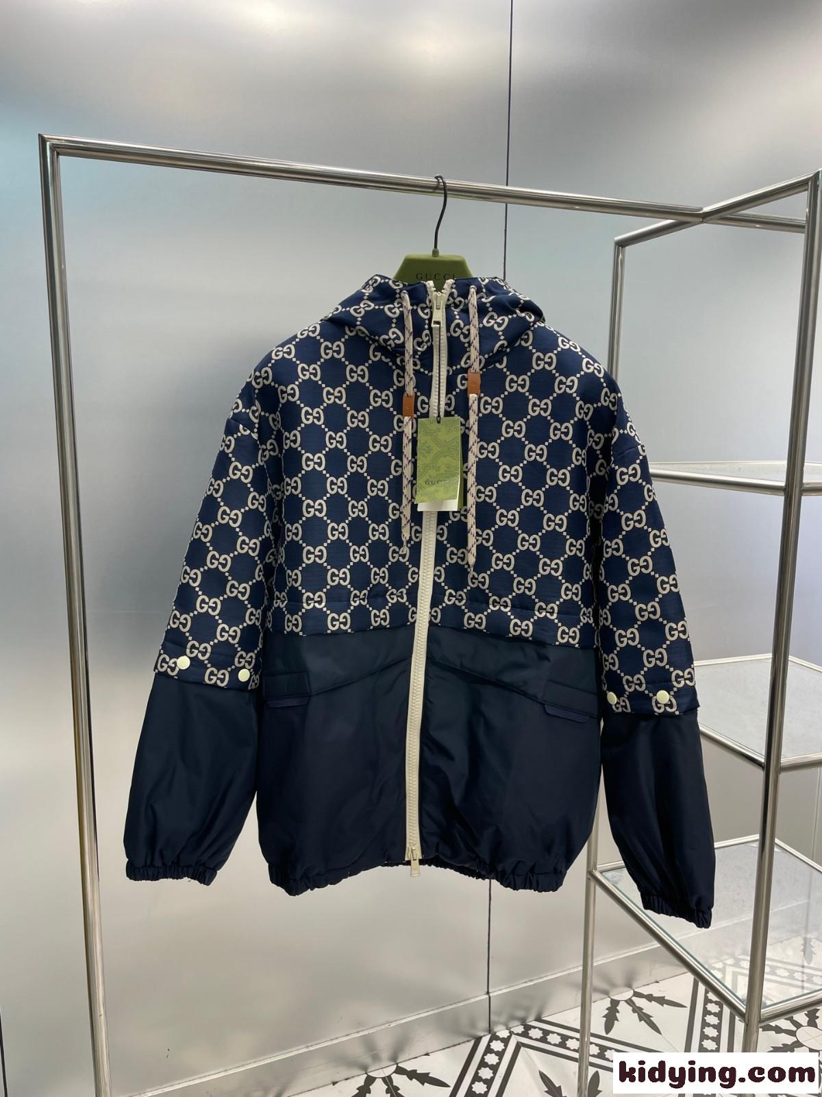 GG リップストップ ファブリック ジップジャケット グッチ ジャケット コピー-1