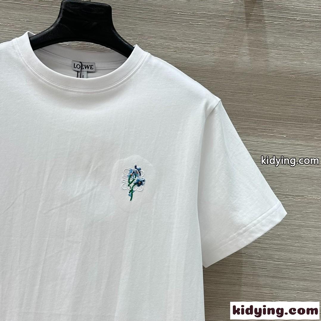 ロエベ Tシャツ コピー リラックスフィット コットンTシャツ ユニセックス-1
