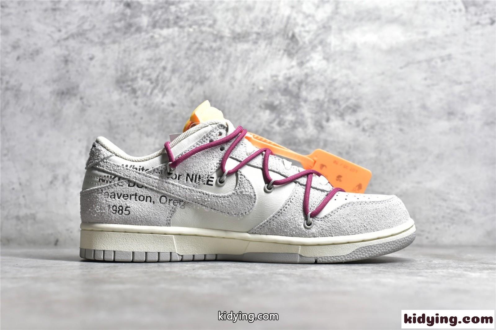 大人気！ユニセックス NIKE X OFF-WHITE DUNK LOW オフホワイト スニーカー コピー-2