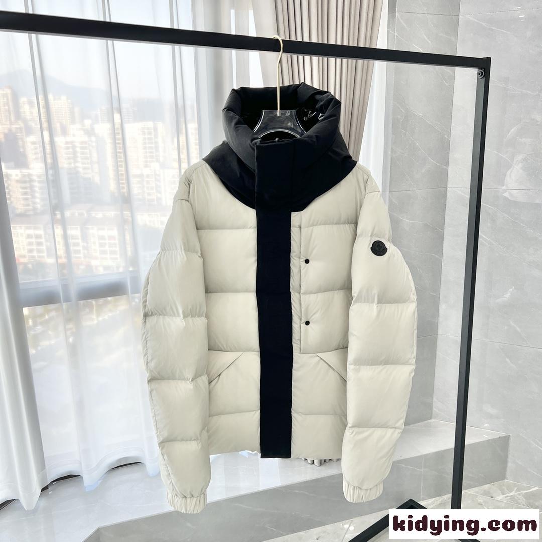22FW MADEIRA メンズ フード付 ショートダウンジャケット モンクレール ダウンジャケット コピー ホワイト-0