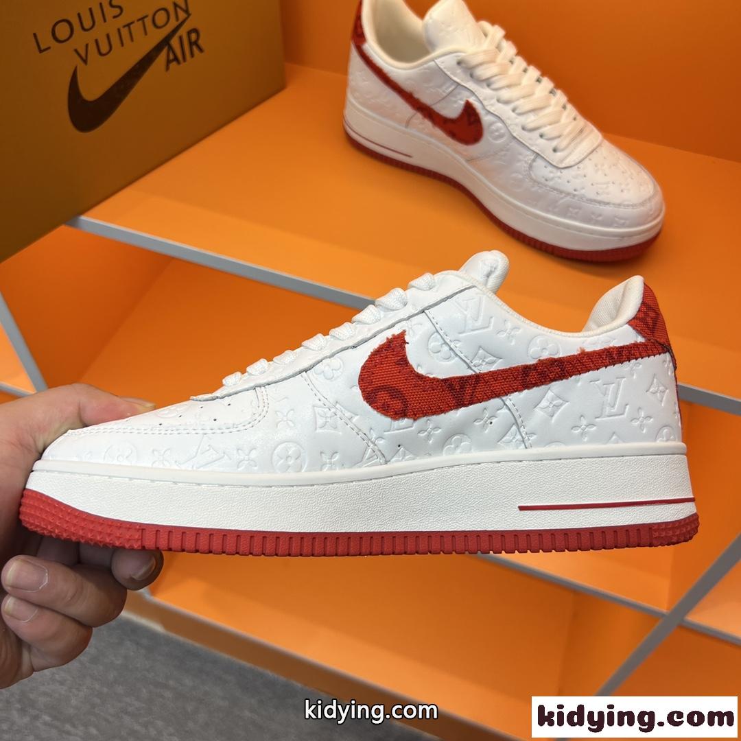 LV x OFF-WHITE x Nike オフホワイト スニーカー コピー レースアップ 人気 おしゃれ カジュアル-1