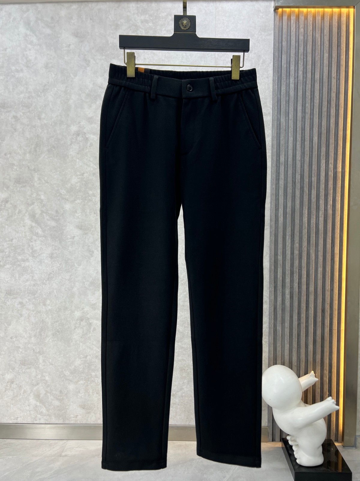 シンプル 合わせやすい エルメネジルド・ゼニア パンツ コピー カジュアル スラックス-1