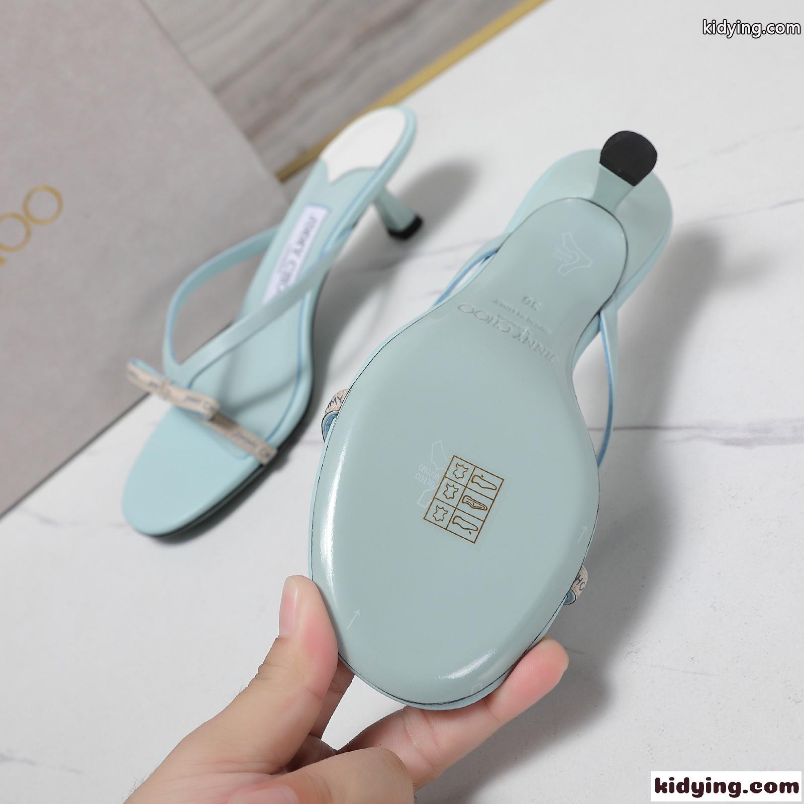 爽やか ジミーチュウ サンダル スーパーコピー N級品 リボン付き シエラ ミュール45-0