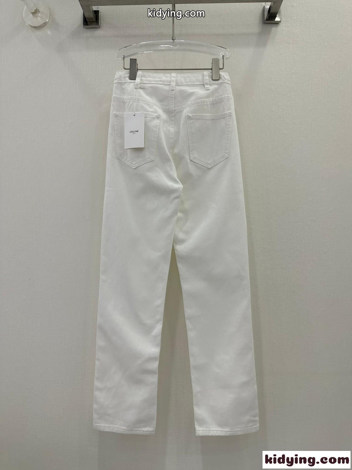 シンプル おしゃれ 合わせやすい セリーヌ ジーンズ コピー レディース デニムパンツ-1