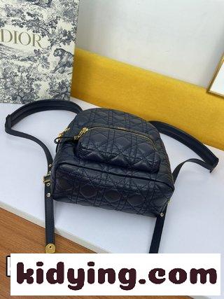 Diorディオ男性RIDER両肩バックパック 両肩の牛頭青い皮 クリスチャンディオール バッグ新作 コピー-1