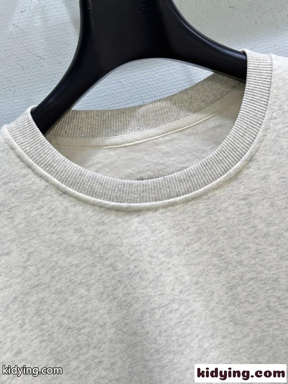 バックプリント 長袖Tシャツ クロムハーツ Tシャツ 偽物 コットン グレー-2