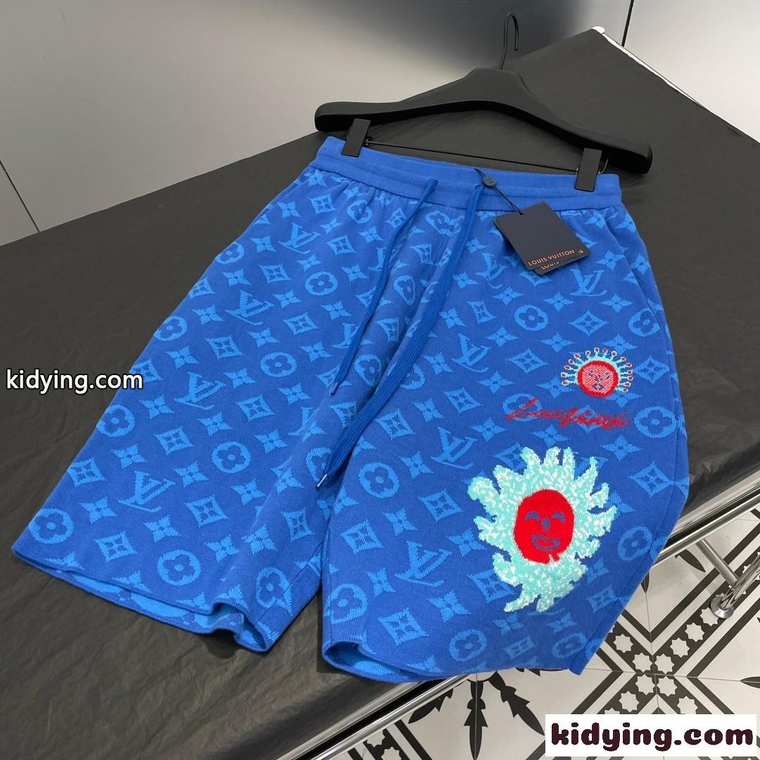LV × YK モノグラム ニットショーツ ルイ・ヴィトン パンツ コピー ユニセックス-2