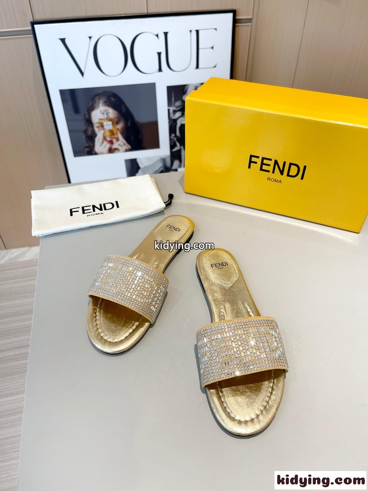 フェンディ サンダル コピー レディース 人気 春夏 ファッション スライド-2
