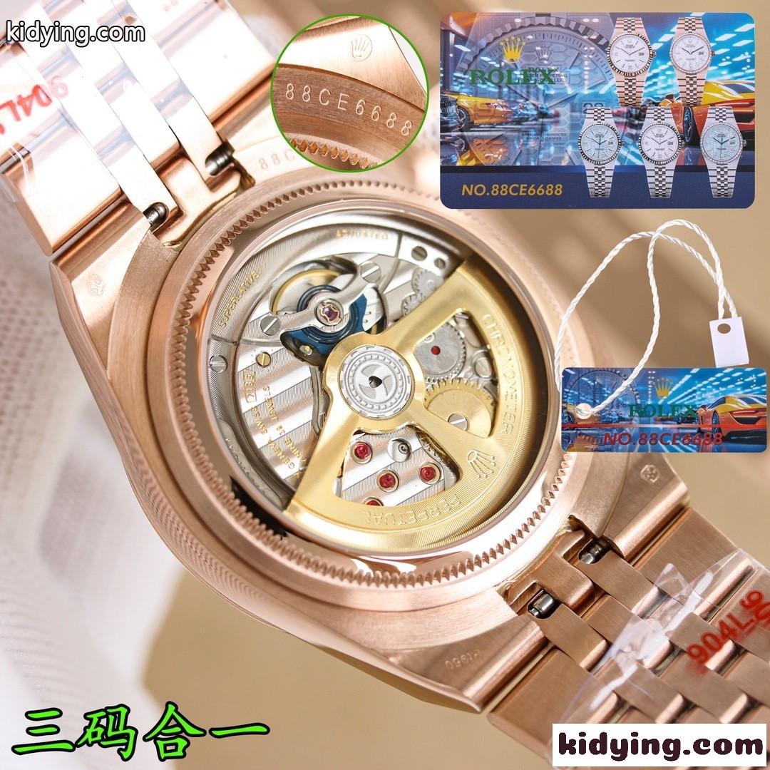 洗練された エレガント 腕時計 ロレックス 時計 偽物 40mm-4
