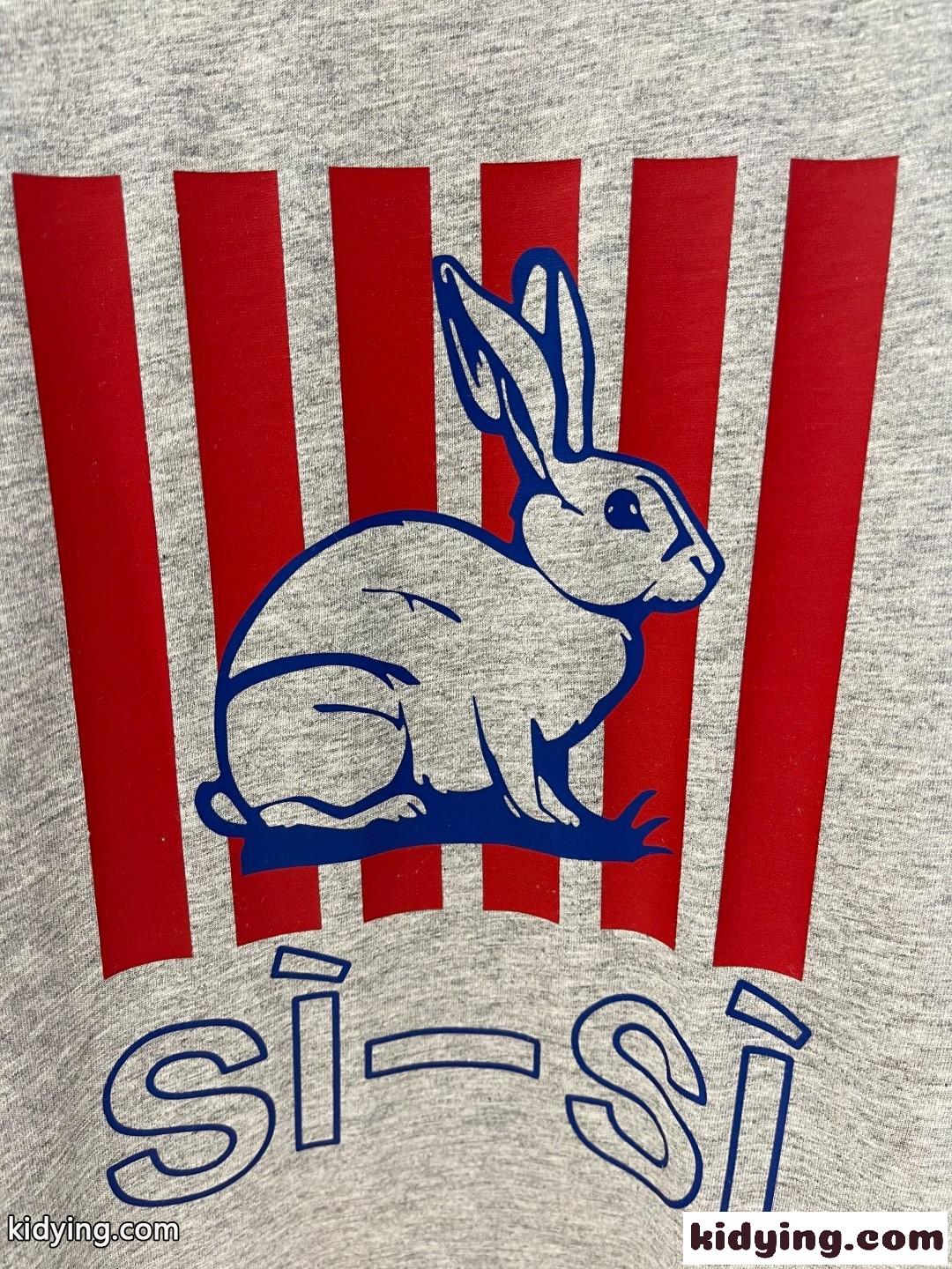 ユニセックス クラッシュド プリント 半袖Tシャツ ボッテガ・ヴェネタ Tシャツ コピー グレー-4