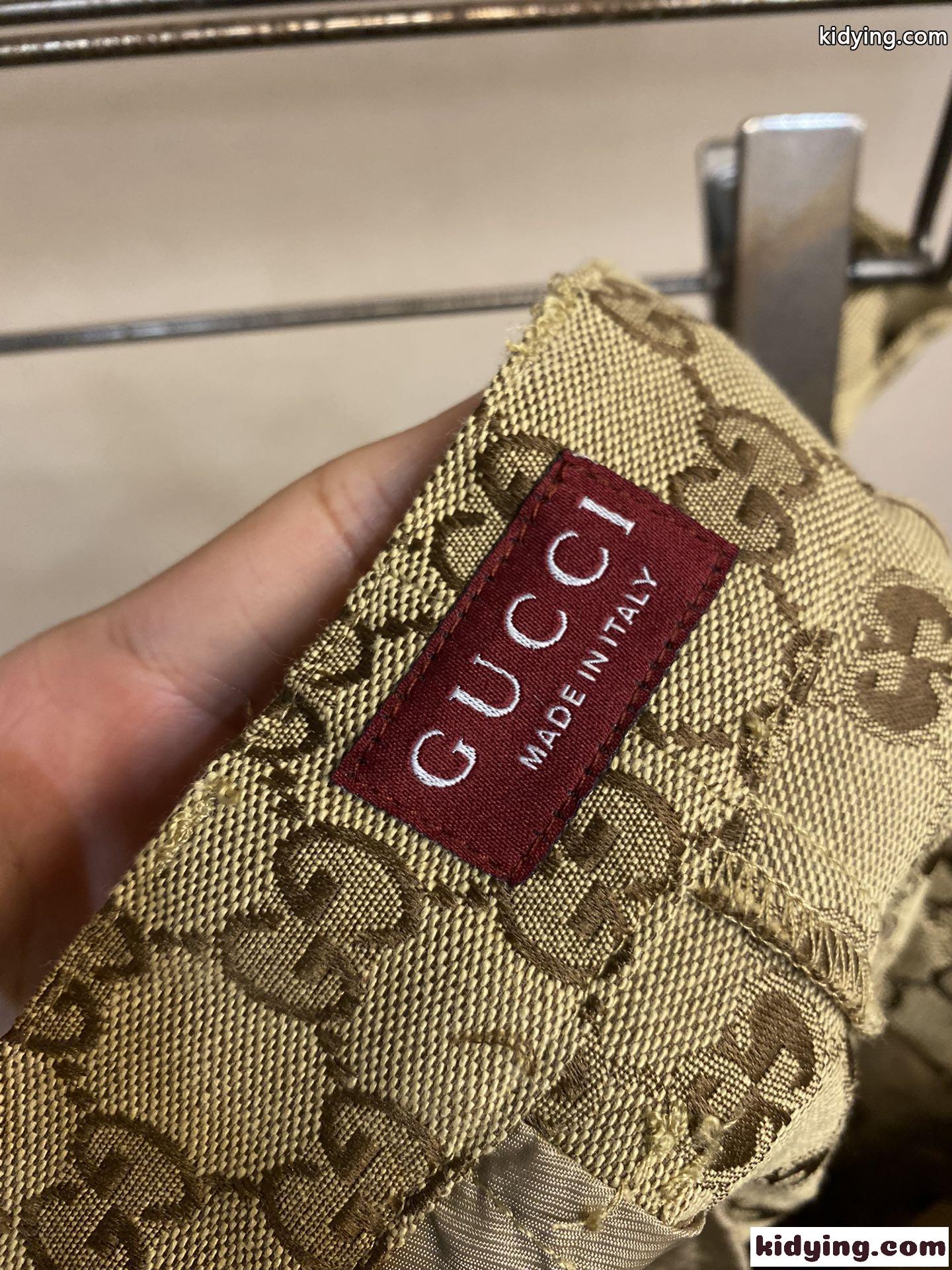 高級感 GGキャンバス ストレートパンツ グッチ パンツ コピー カーキ-1