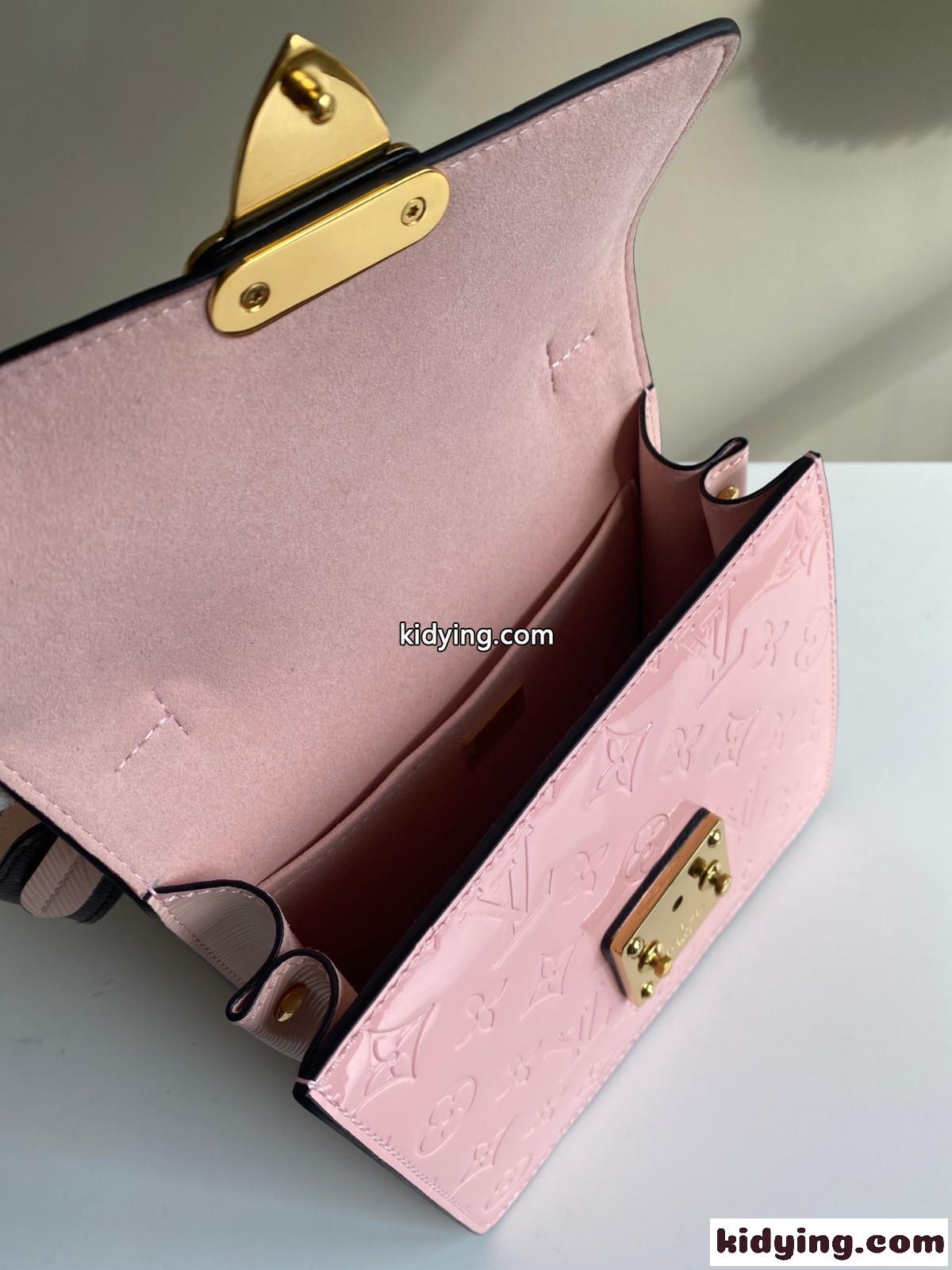 LOUIS VUITTON ルイヴィトン M90376 ヴェルニ スプリングストリート PM スーパーコピー ピンク-3