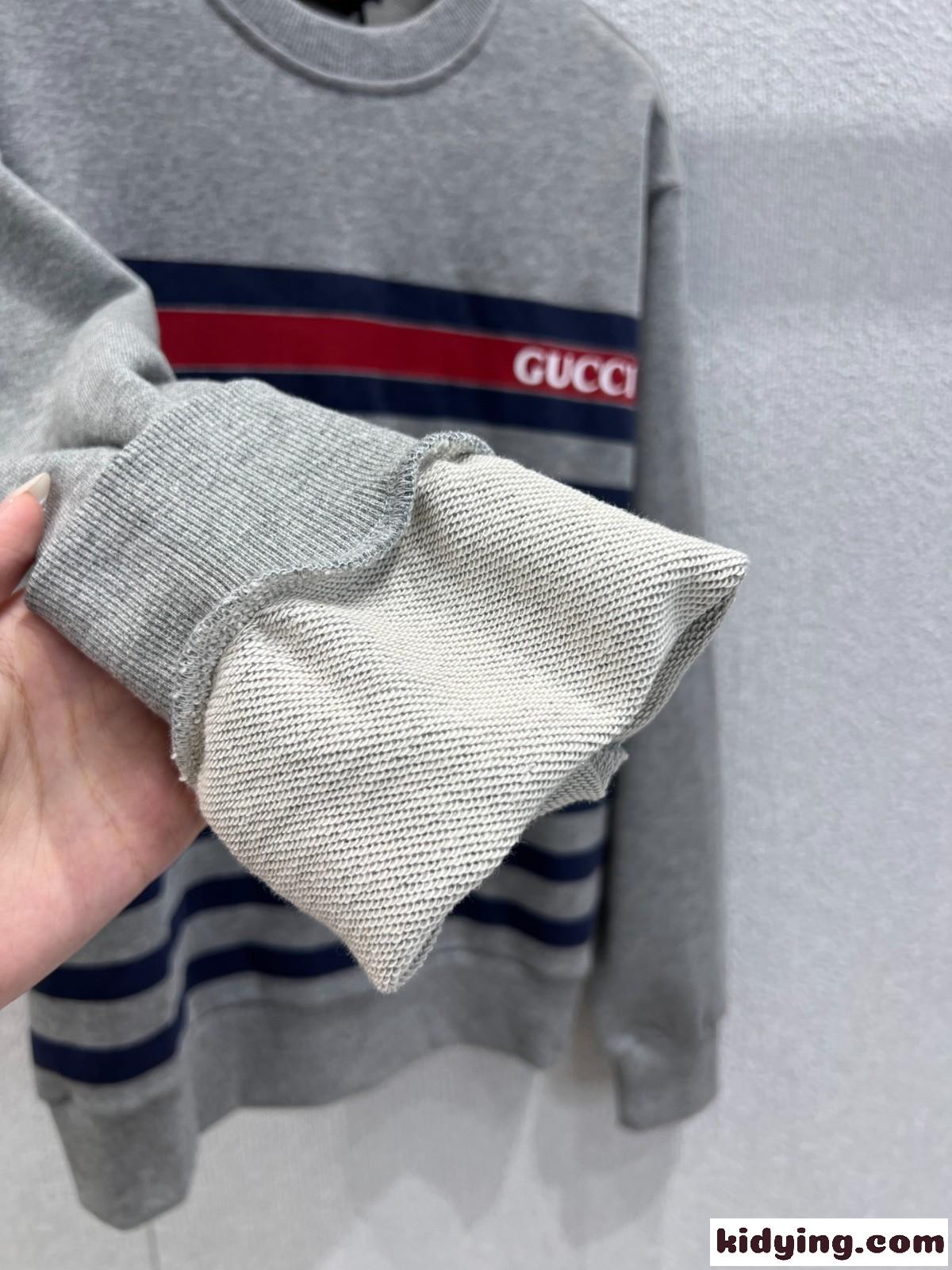 グッチ Tシャツ 偽物 カジュアル コットン スウェットシャツ クルーネック-3