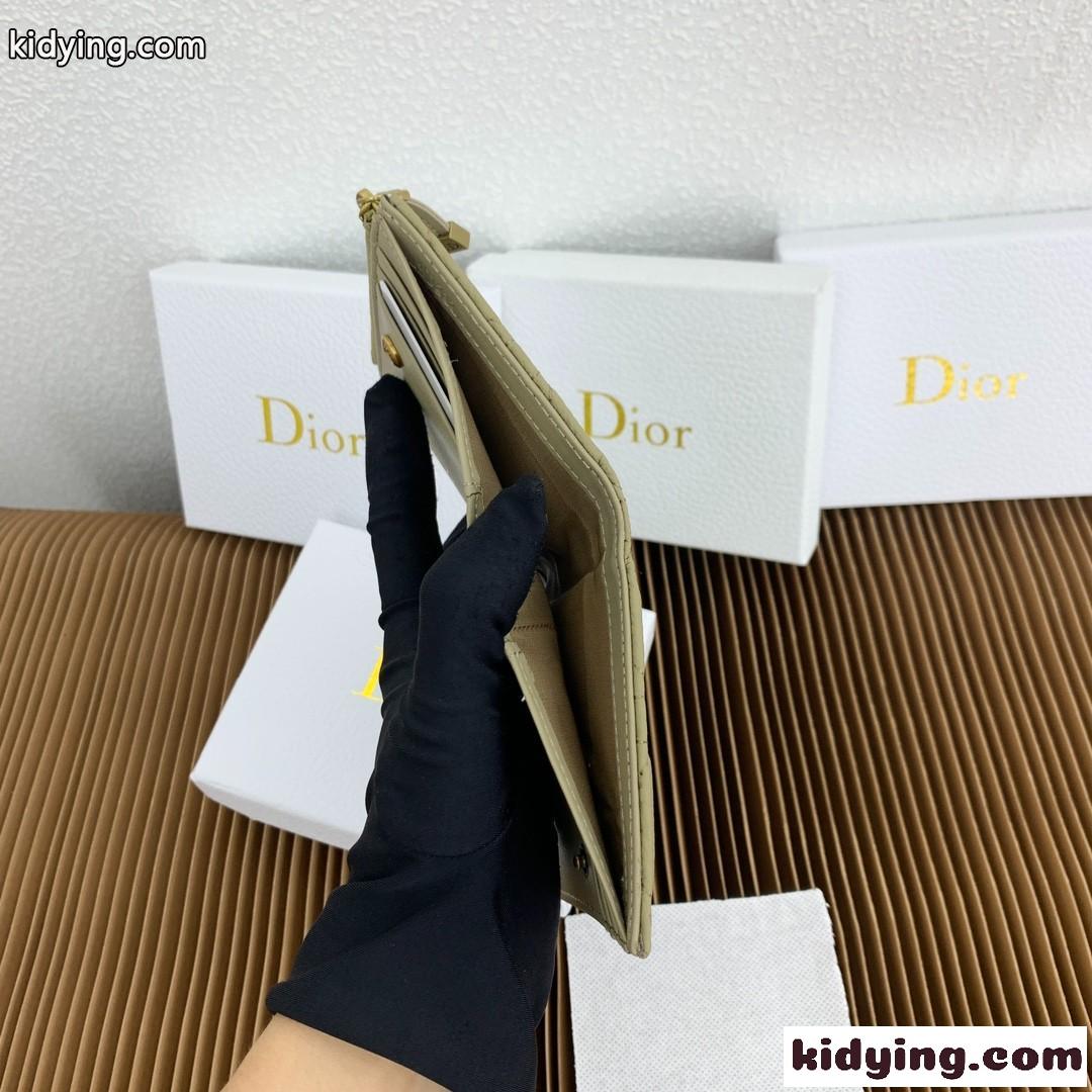 Dior Caro Dahlia ウォレット クリスチャン・ディオール 財布 スーパーコピー グリーン-1