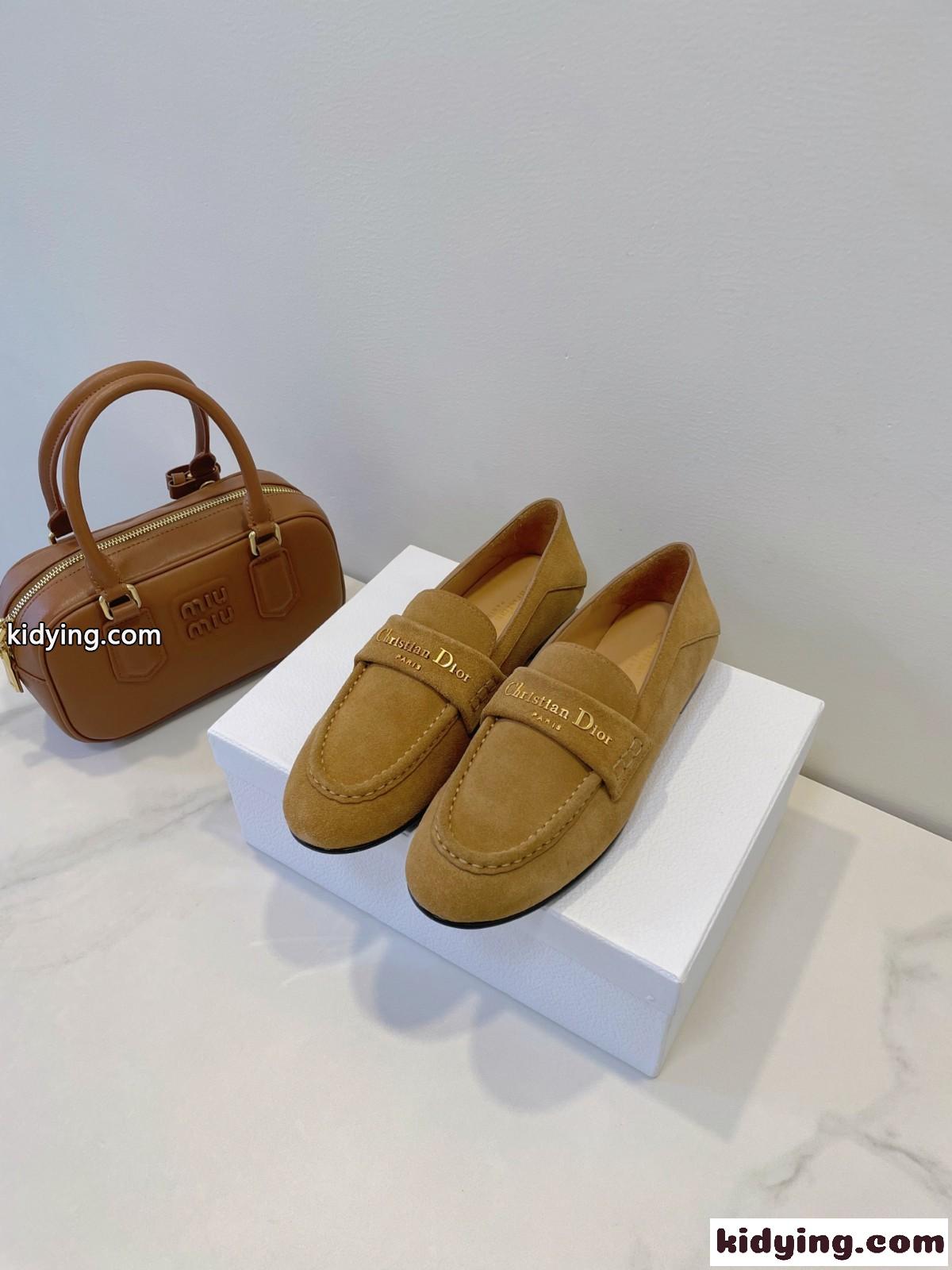 洗練された Dior Boy ローファー クリスチャン・ディオール シューズ コピー ブラウン-0