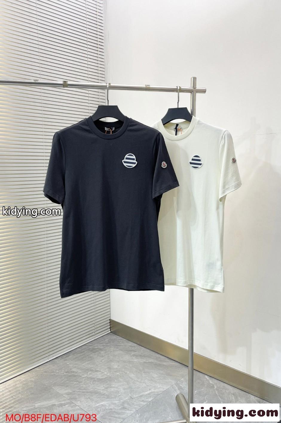カジュアル 洗練された 半袖Tシャツ モンクレール Tシャツ 偽物 クルーネック-2