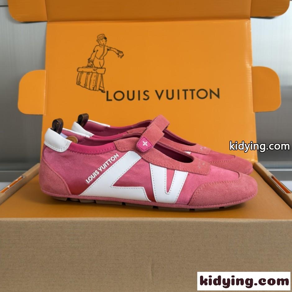 ルイ・ヴィトン LV スニーカリーナ メリージェーン スーパーコピー レディースシューズ ピンク-2