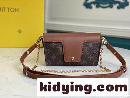 Padlock on Strap手袋 古典的なMonogram帆布とシルクスライド牛革を融合してカバーし 背面にバンドリングを備えています ルイ・ヴィトン バッグ 安い コピー-0