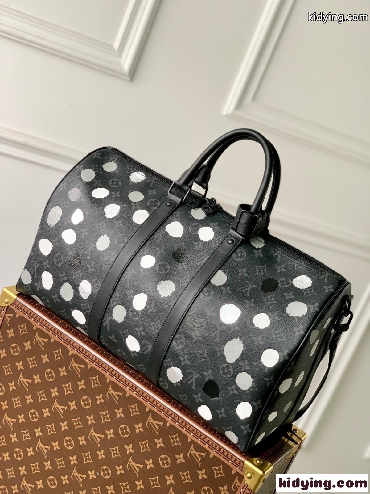 M46400 LV × YK キーポル・バンドリエール 45 ルイ・ヴィトン バッグ コピー メンズ ボストンバッグ-2
