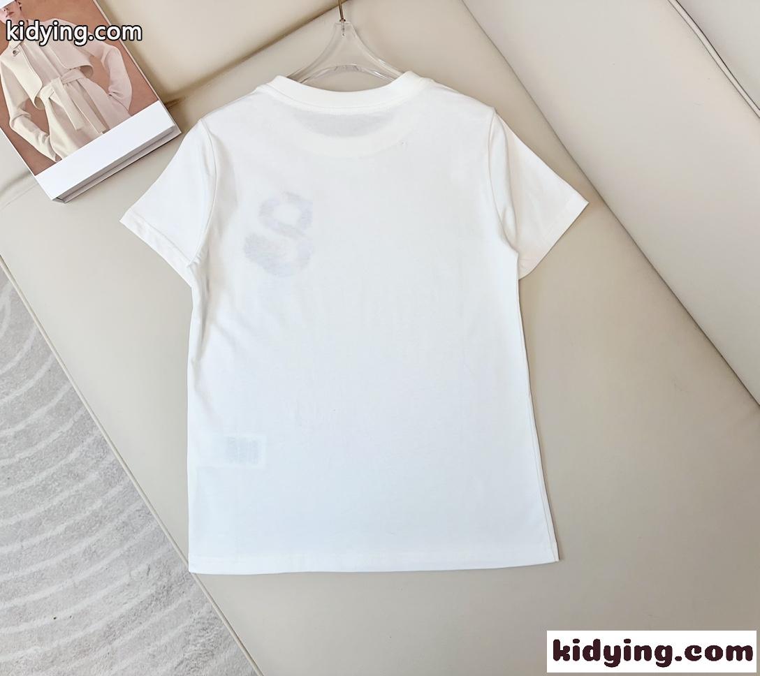 YEAR OF THE DRAGON CREST エンブロイダリー 半袖Tシャツ ケンゾー Tシャツ コピー ホワイト-1