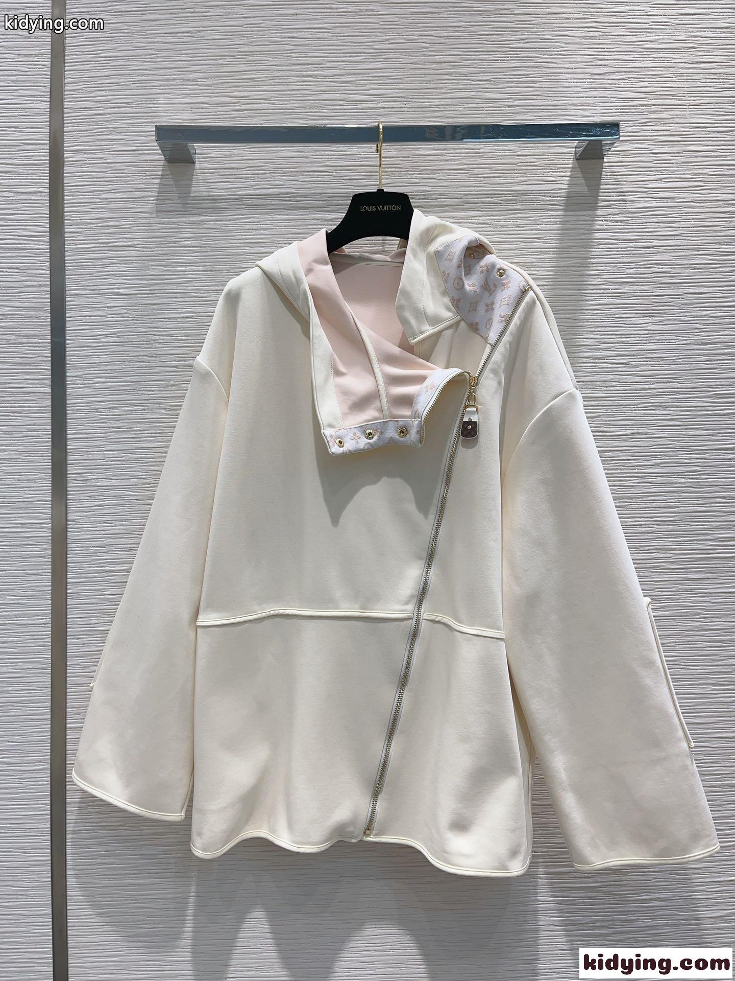 ルイヴィトン ジャケット 偽物 カジュアル モノグラムアクセントニットコート-0