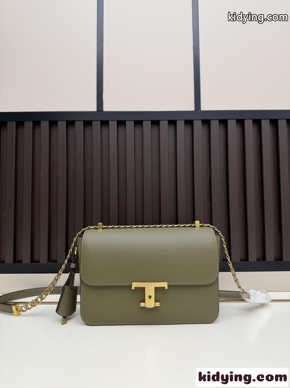 爽やか T タイムレス レザー ショルダーバッグ トッズ バッグ コピー グリーン-2