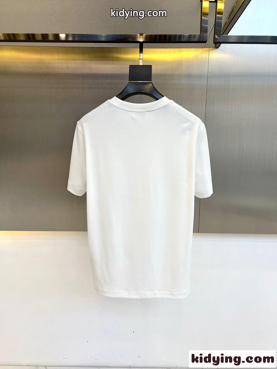 モンクレール Tシャツ コピー シンプル クルーネック 半袖Tシャツ ホワイト-4