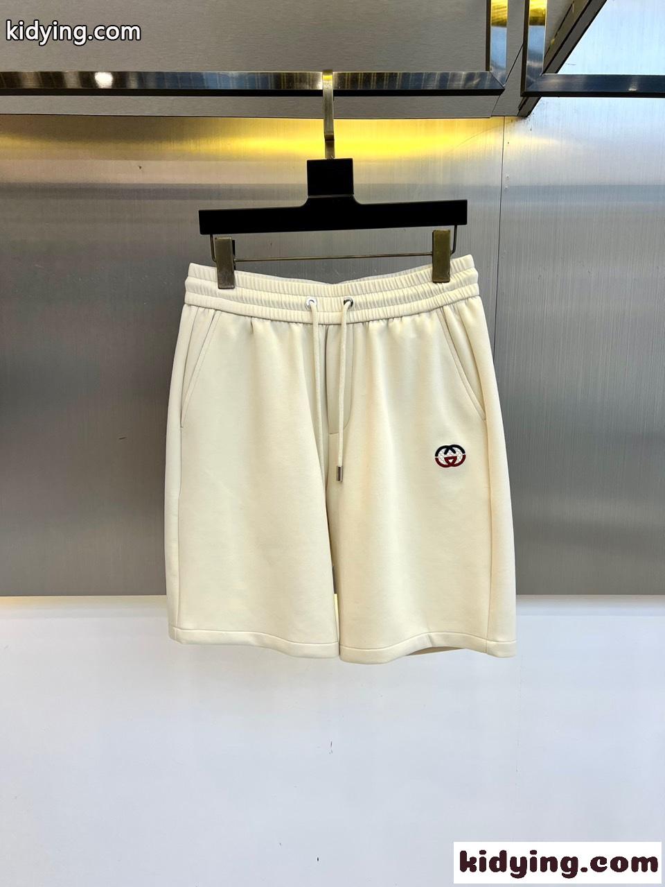 カジュアル コットン ショートパンツ グッチ パンツ 偽物 ベージュ-0