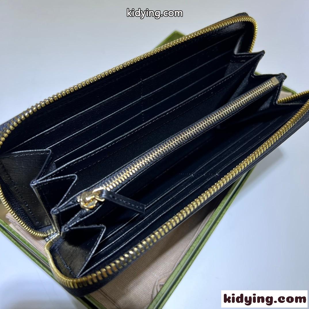 GUCCI スクリプト ジップアラウンドウォレット グッチ 財布 コピー 772642 ブラック-3