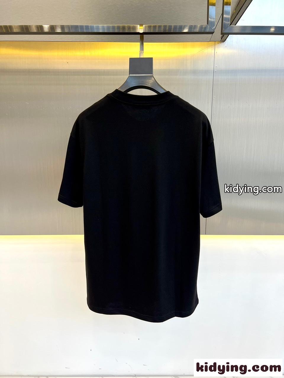 グッチ Tシャツ コピー シンプル 快適 コットン 半袖Tシャツ ブラック-4