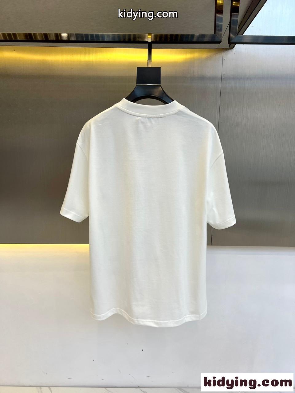 目を引く カジュアル ロゴ 半袖Tシャツ モンクレール Tシャツ コピー ホワイト-4