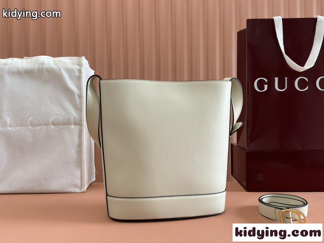 Gucci 73 ミディアム バケットバッグ グッチ バッグ スーパーコピー 833660 ホワイト-2