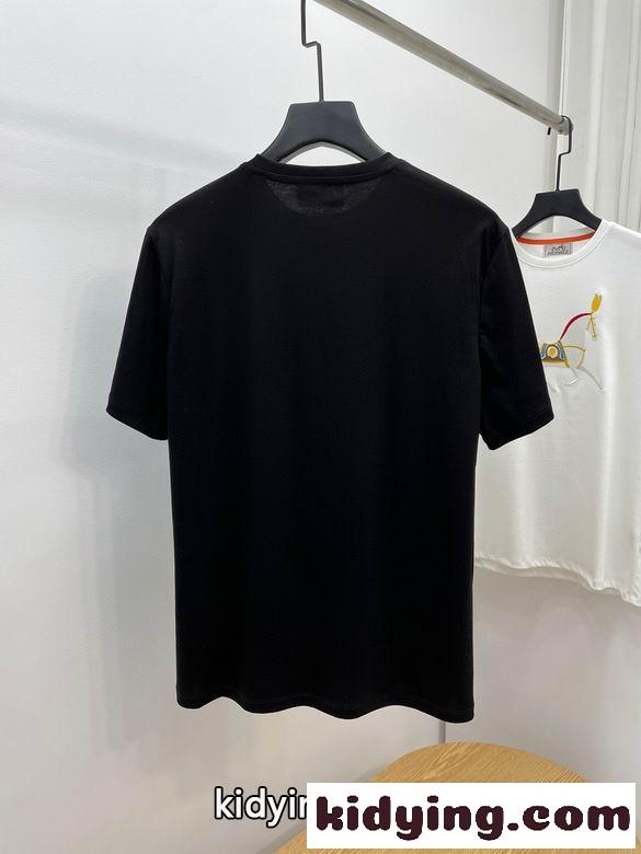 着心地いい クルーネック 春夏 定番 合わせやすい エルメス 半袖tシャツ コピー トップス-1